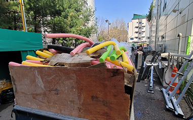 사업장폐기물 수집운반처리 시공사례