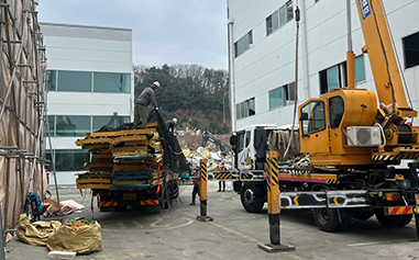 폐판넬 수집운반처리 시공사례