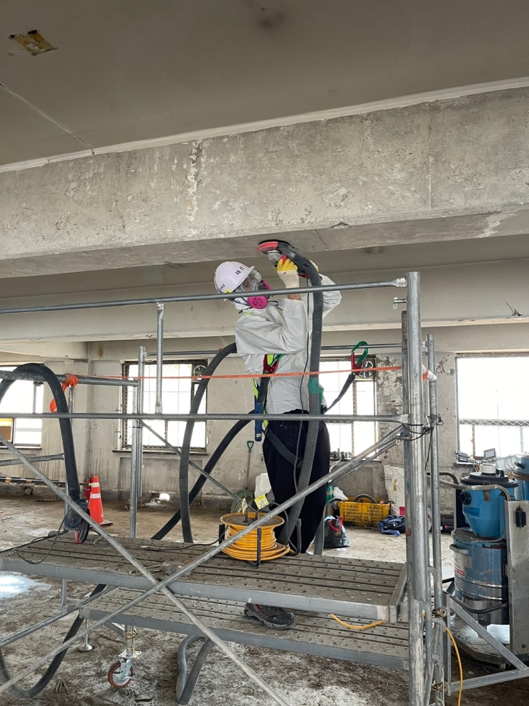 대방동 면갈이 작업현장